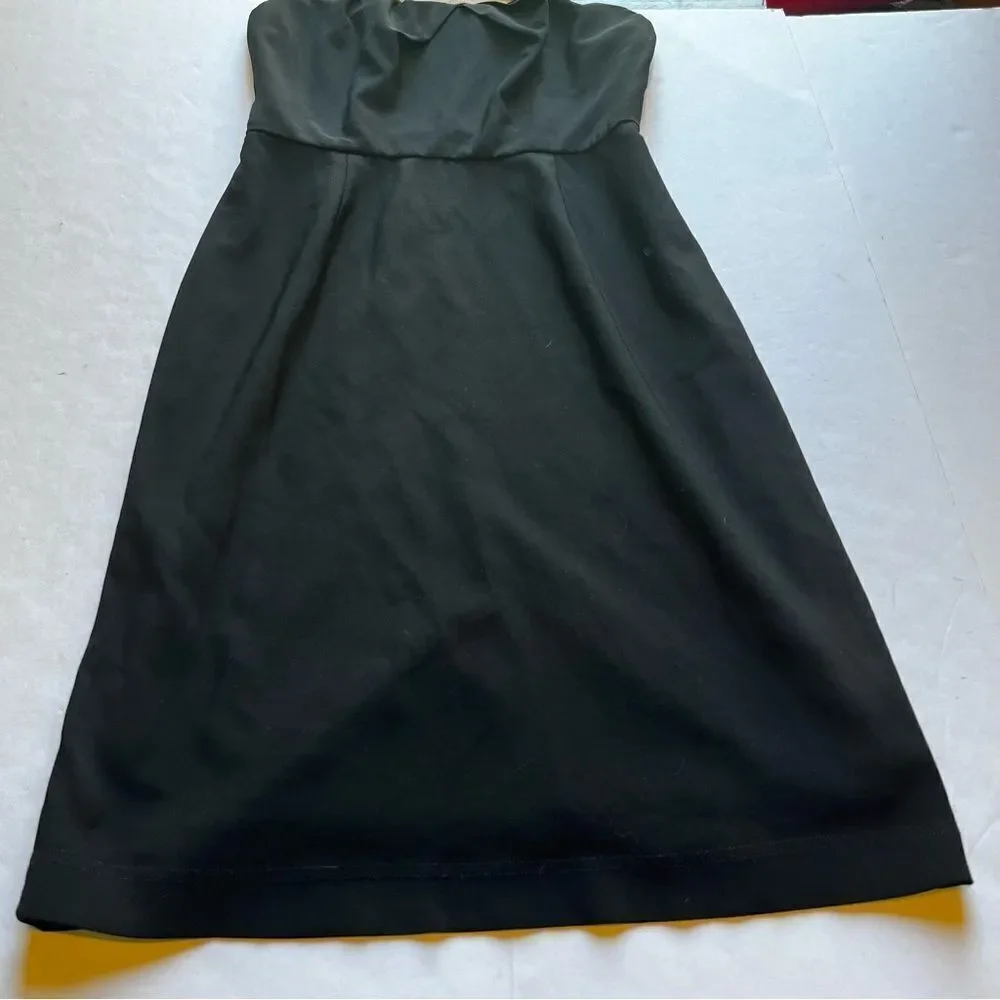 Adrianna Papell Women's Sleeveless Black Midi Dress size 8